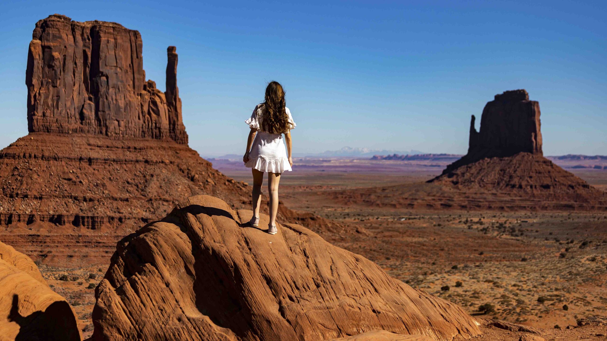 Woman at Monument Valley, Utah